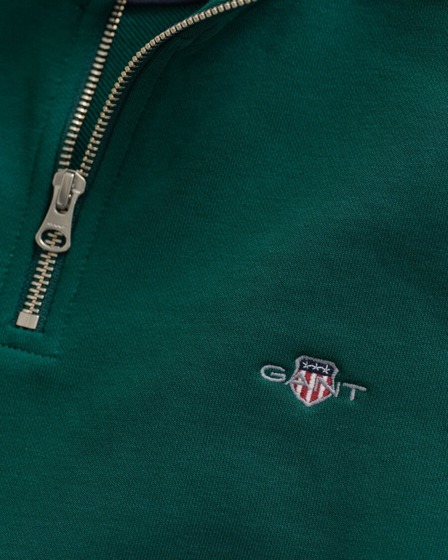 shield halfzip sweatshirt – dunkelwaldgrün