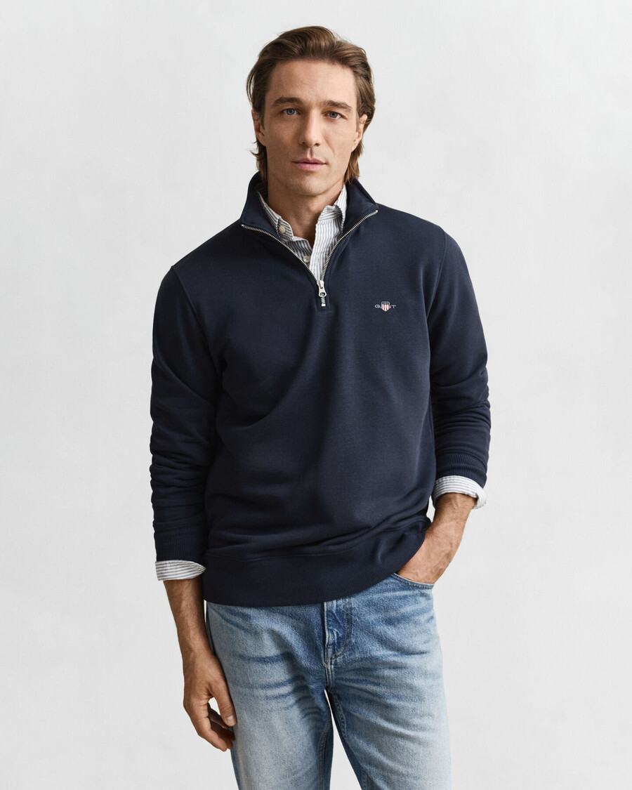 shield halfzip sweatshirt – abendblau