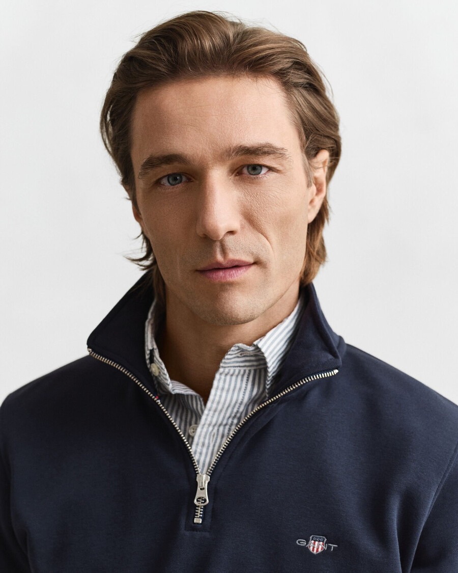 shield halfzip sweatshirt – abendblau