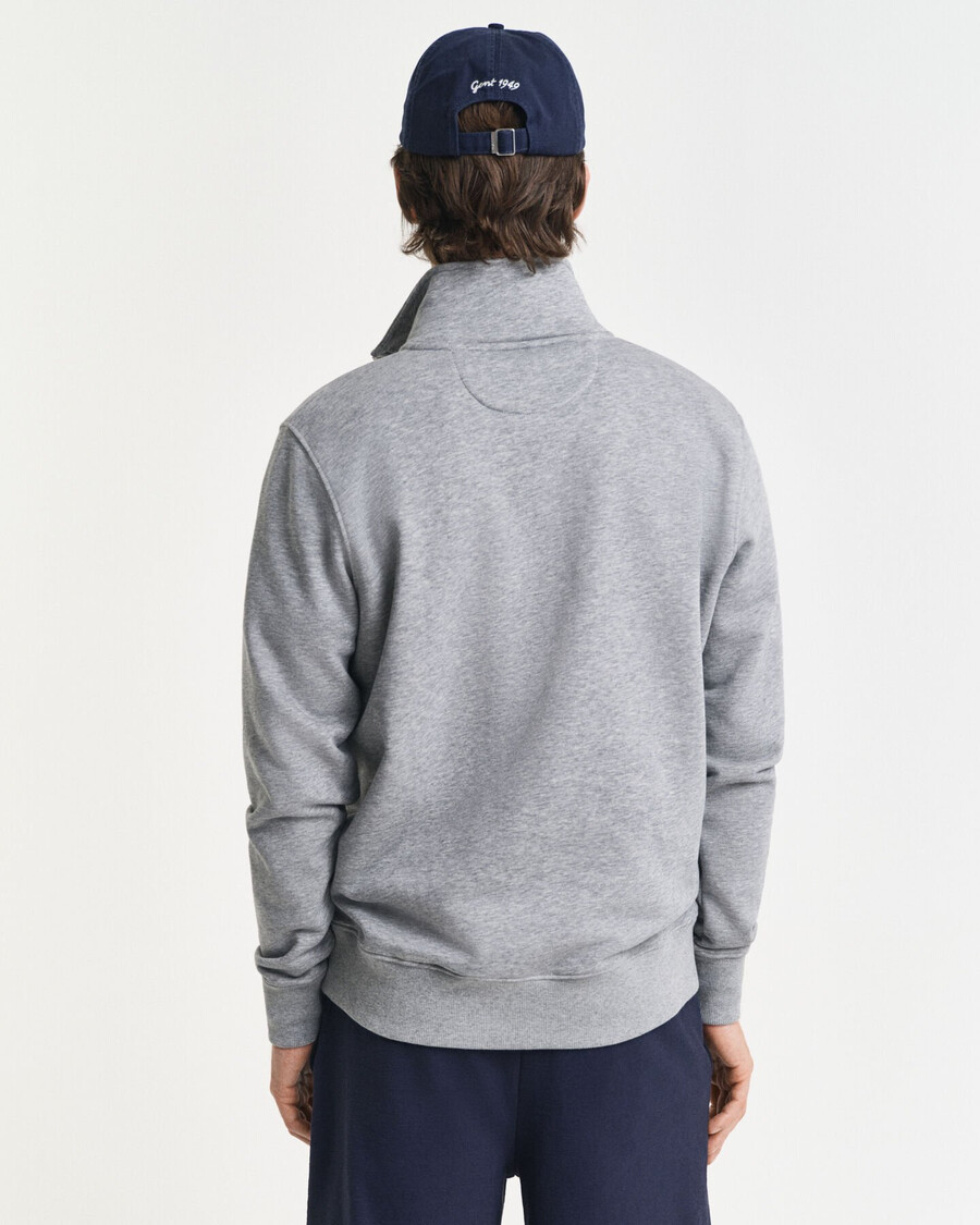 shield halfzip sweatshirt - grau meliert