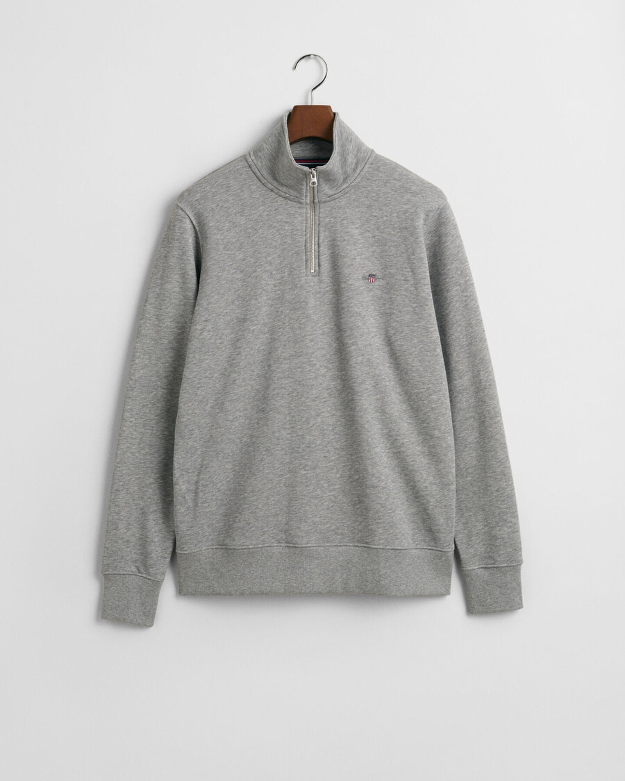 shield halfzip sweatshirt - grau meliert