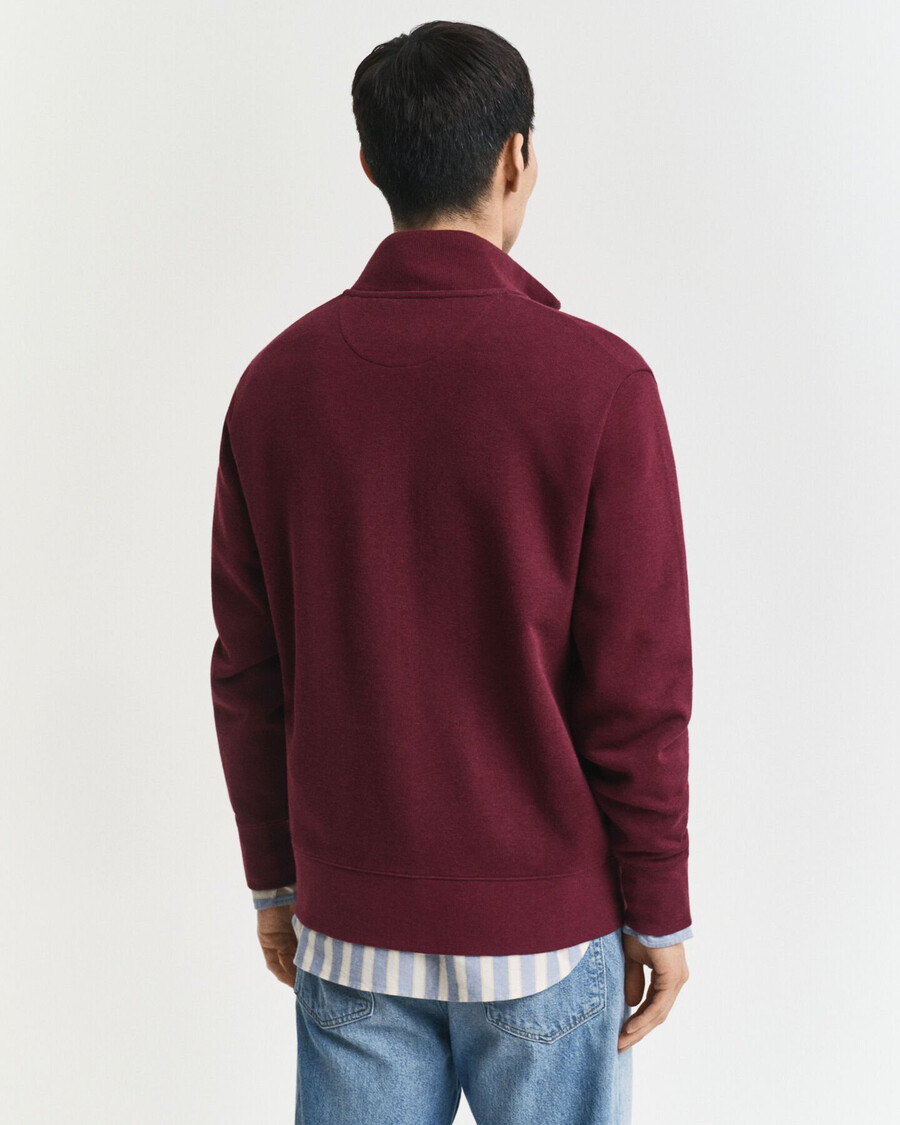 sacker rippstrickjacke mit reißverschluss – winterwein