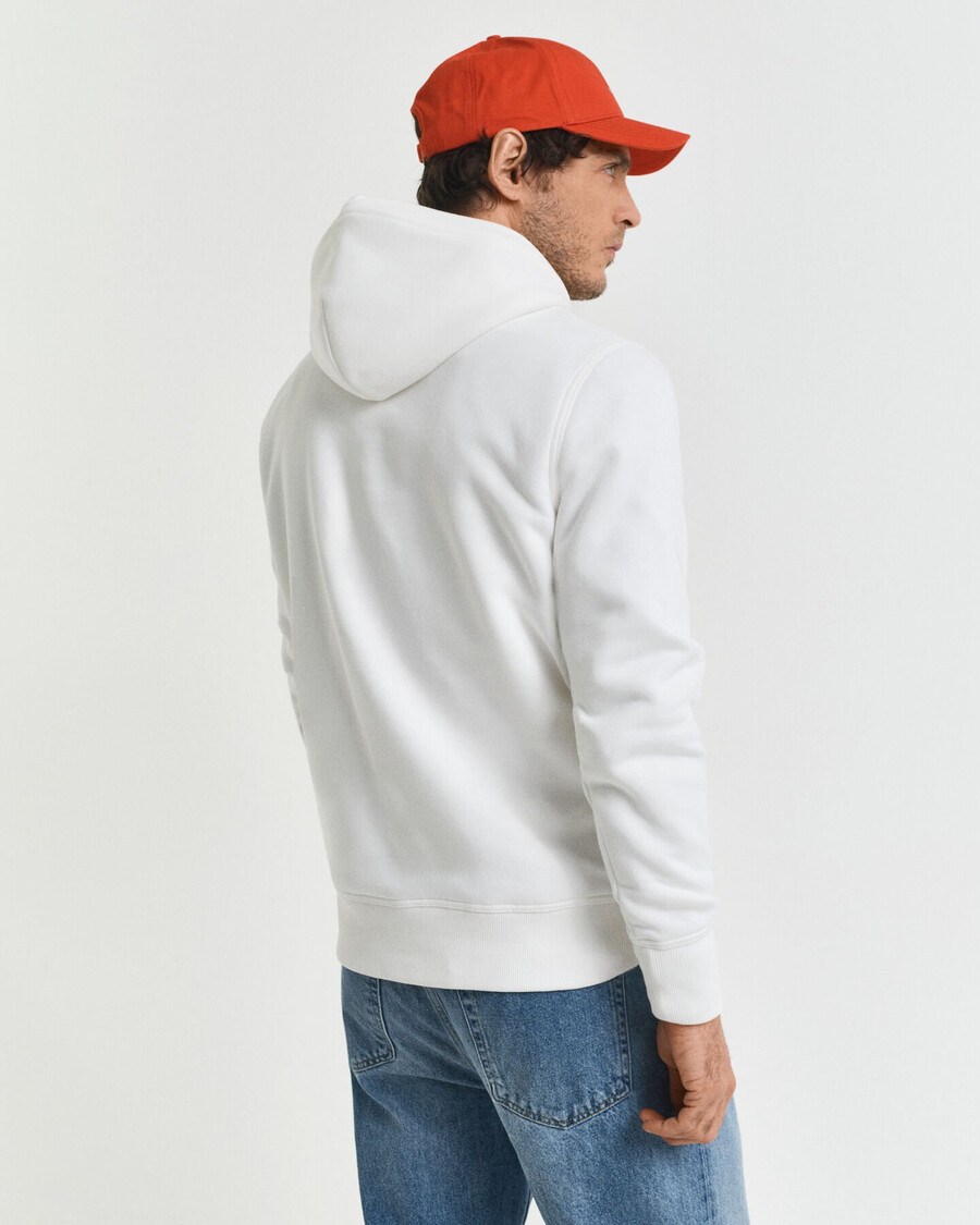 archive shield hoodie – eierschale