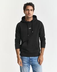 kleiner hoodie mit grafik – schwarz