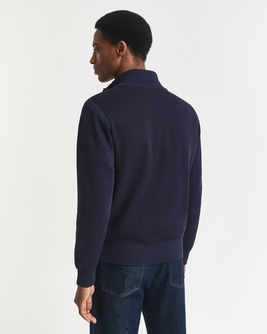 sacker rib halfzip sweatshirt - abendblau