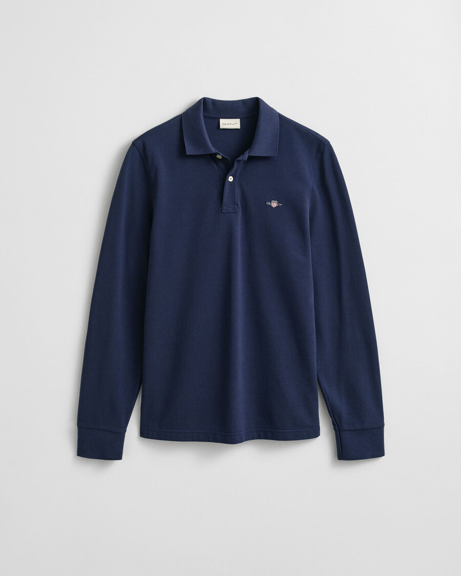 shield piqué rugger - evening blue