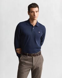shield piqué rugger - evening blue