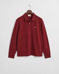 shield piqué rugger – plumped red