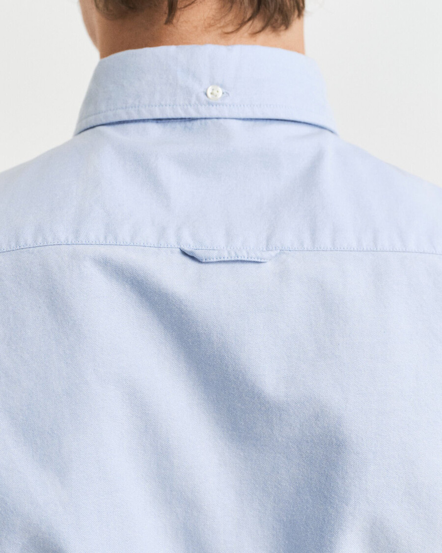 slim-fit oxford-stretchhemd – hellblau