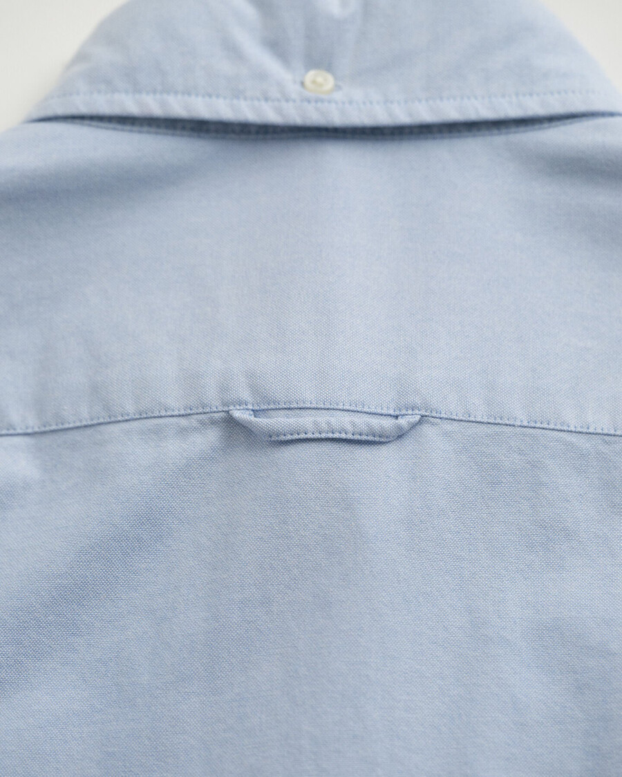 slim-fit oxford-stretchhemd – hellblau