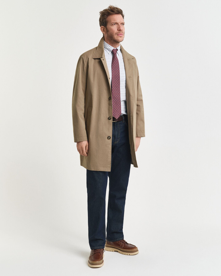 tattersall classic oxford-hemd in regulärer passform – hellblau