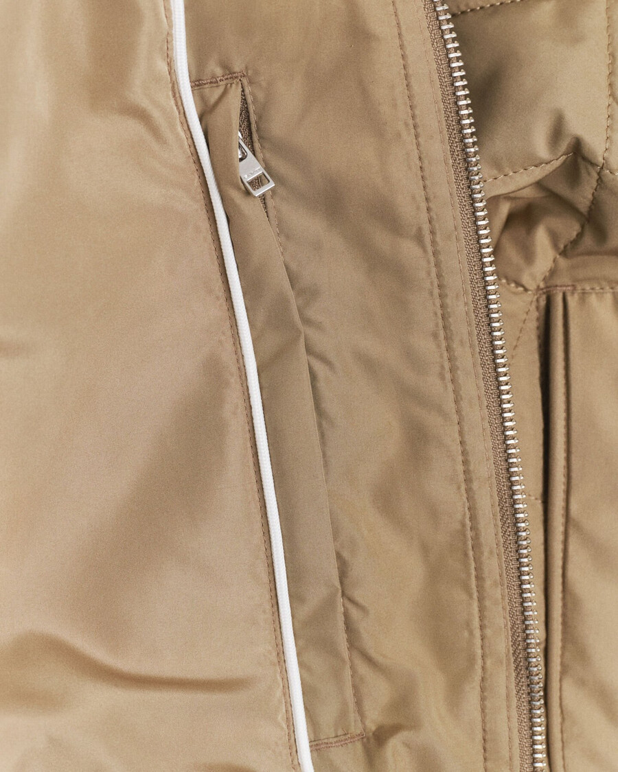 gesteppte windjacke – helltaupe