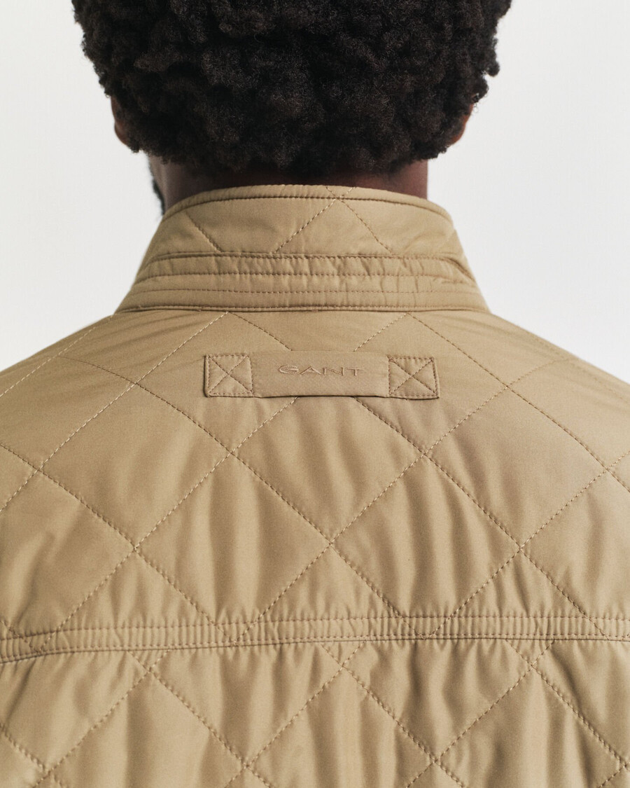 gesteppte windjacke – helltaupe