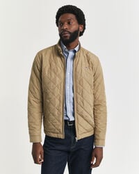 gesteppte windjacke – helltaupe