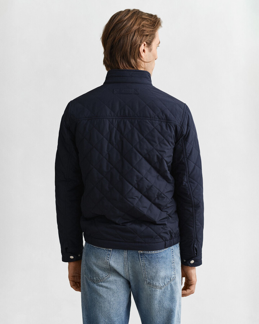 gesteppte windjacke - abendblau