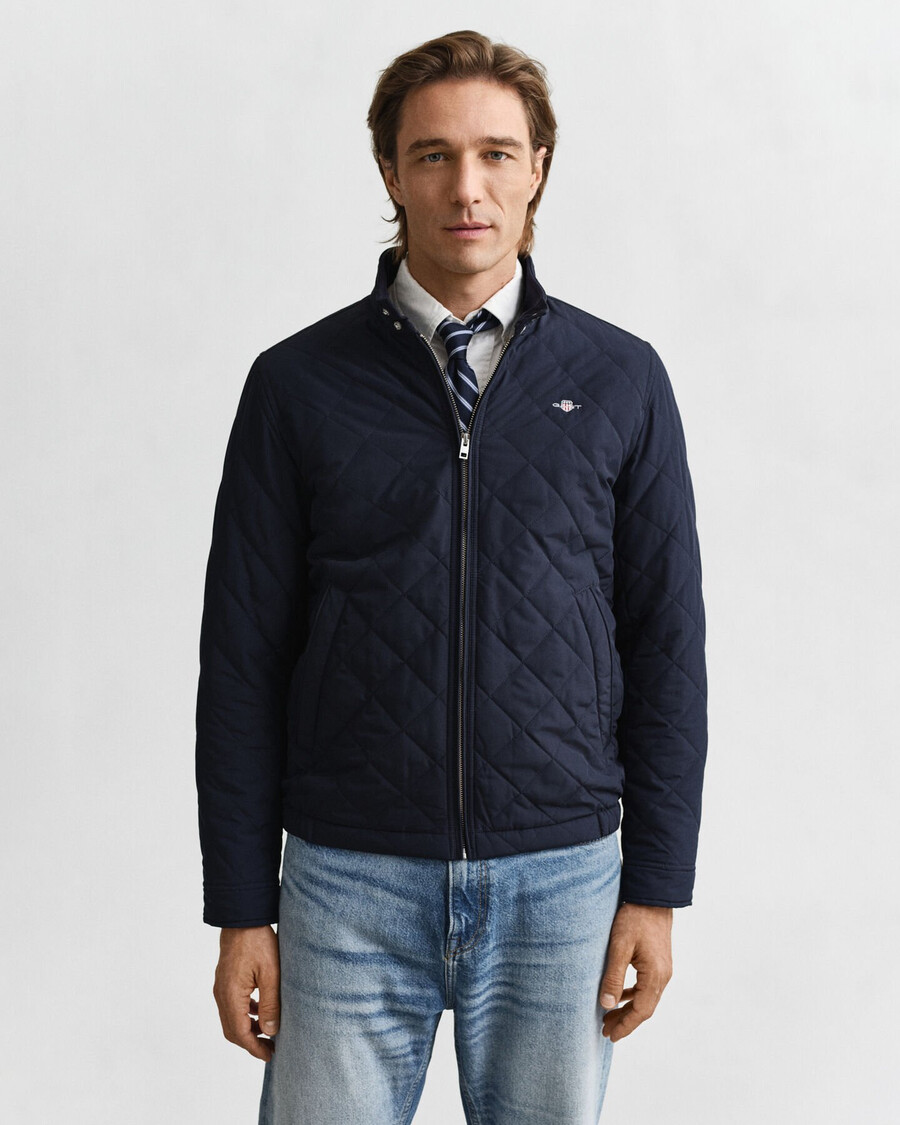 gesteppte windjacke - abendblau