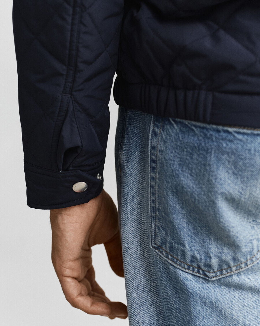 gesteppte windjacke - abendblau