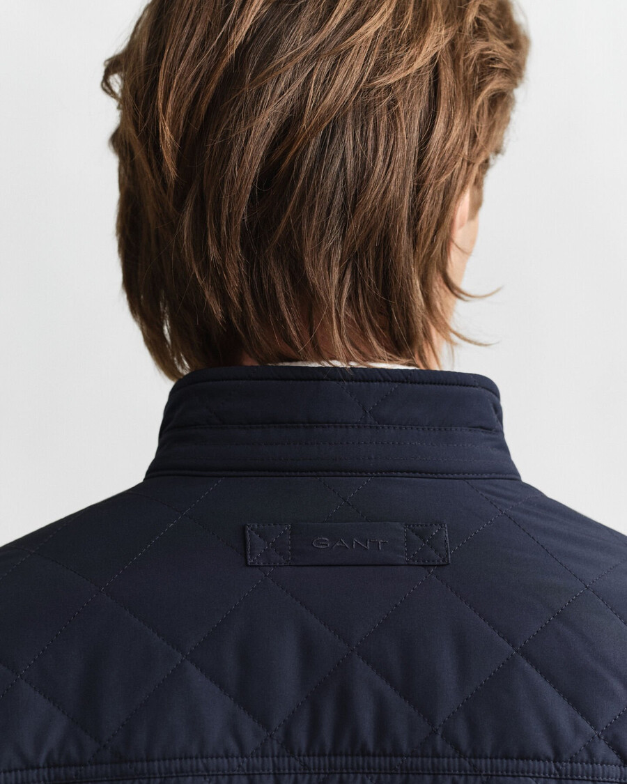 gesteppte windjacke - abendblau