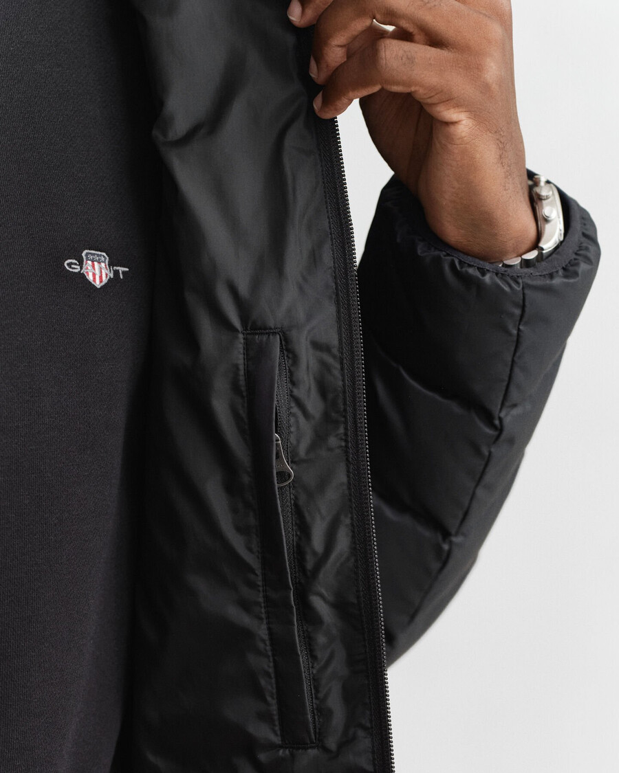 leichte daunenjacke - schwarz