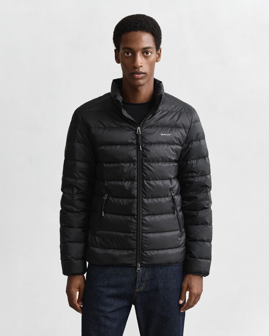 leichte daunenjacke - schwarz