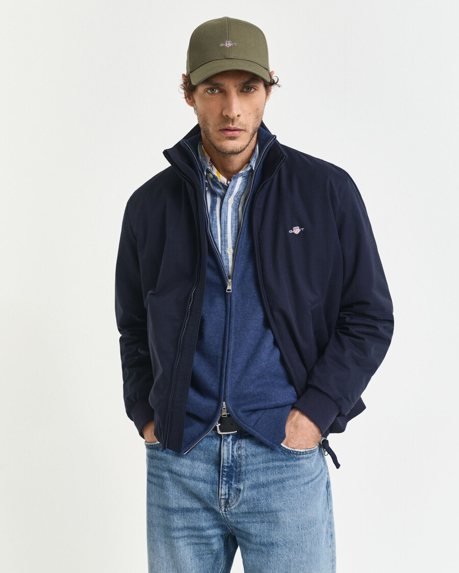 wattierte hampshire-jacke – abendblau