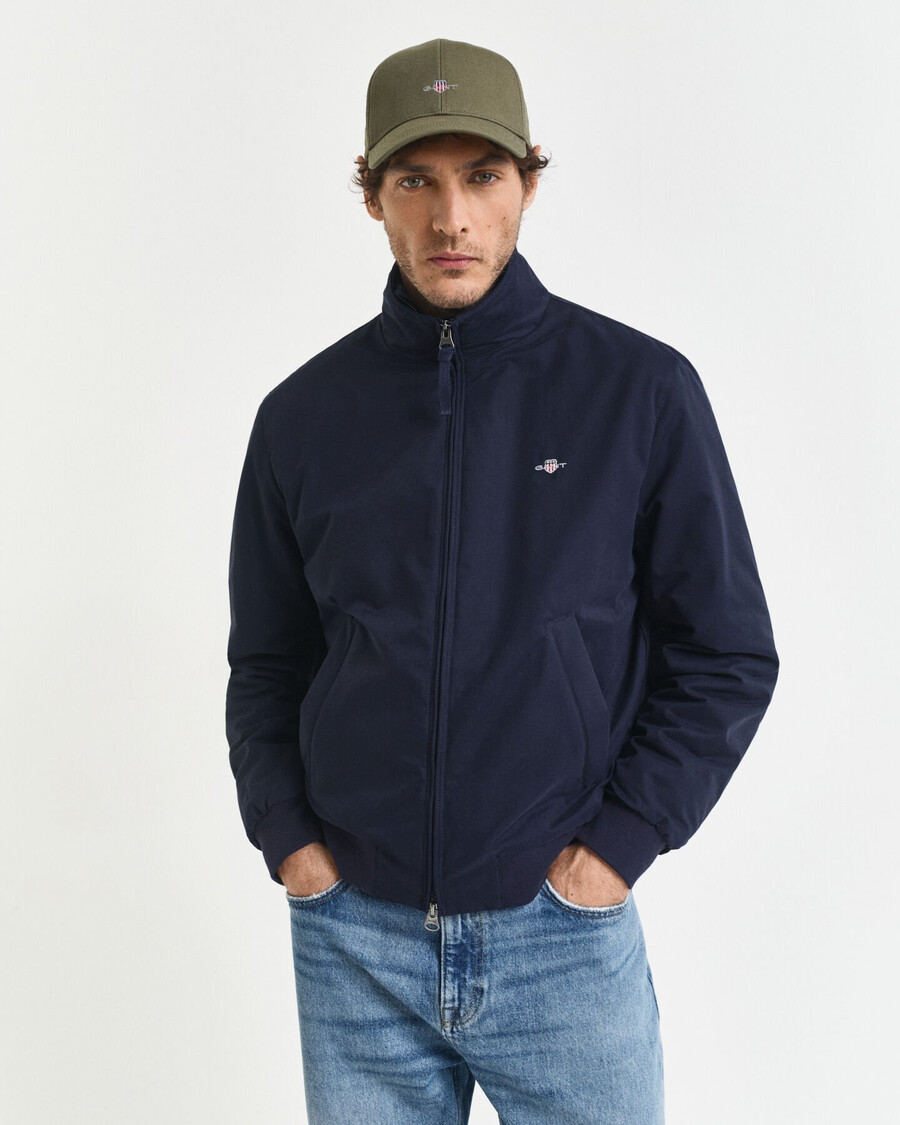 wattierte hampshire-jacke – abendblau