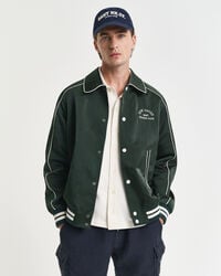 sport club collegejacke - tartangrün