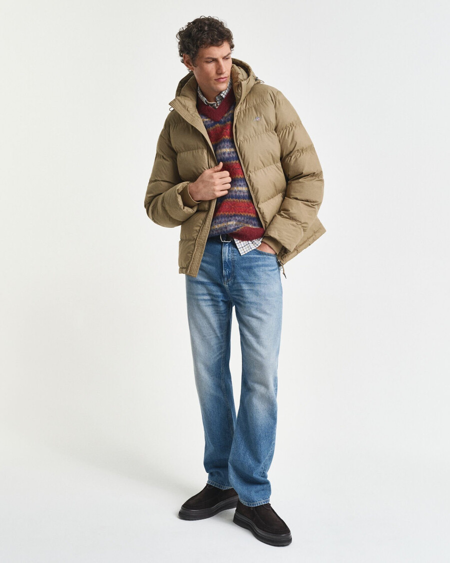 active cloud jacke – hellgrau