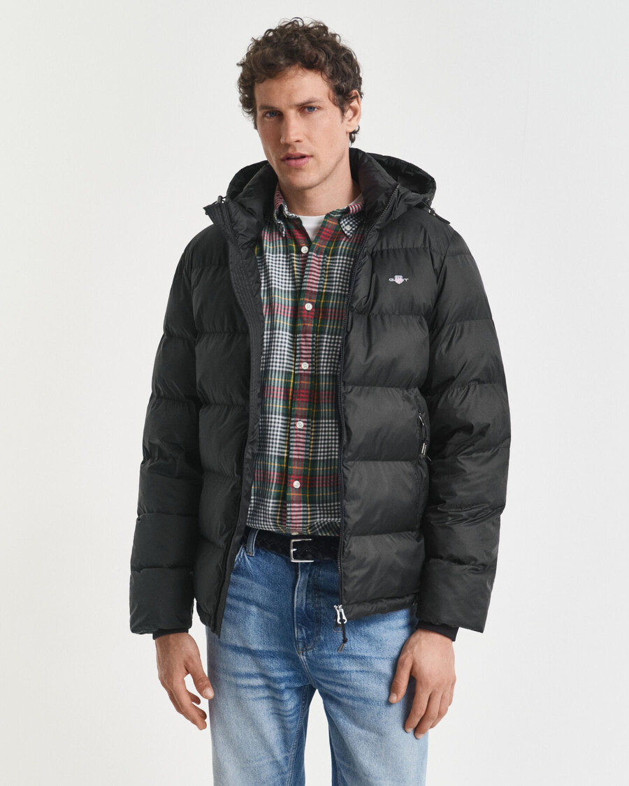 active cloud jacke – schwarz