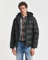 active cloud jacke – schwarz