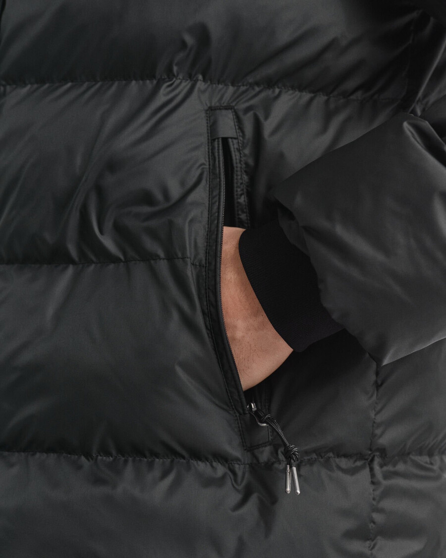 active cloud jacke – schwarz