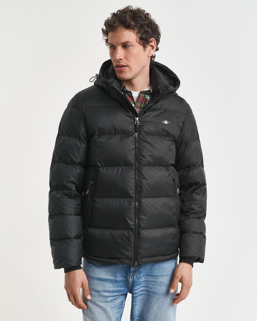 active cloud jacke – schwarz