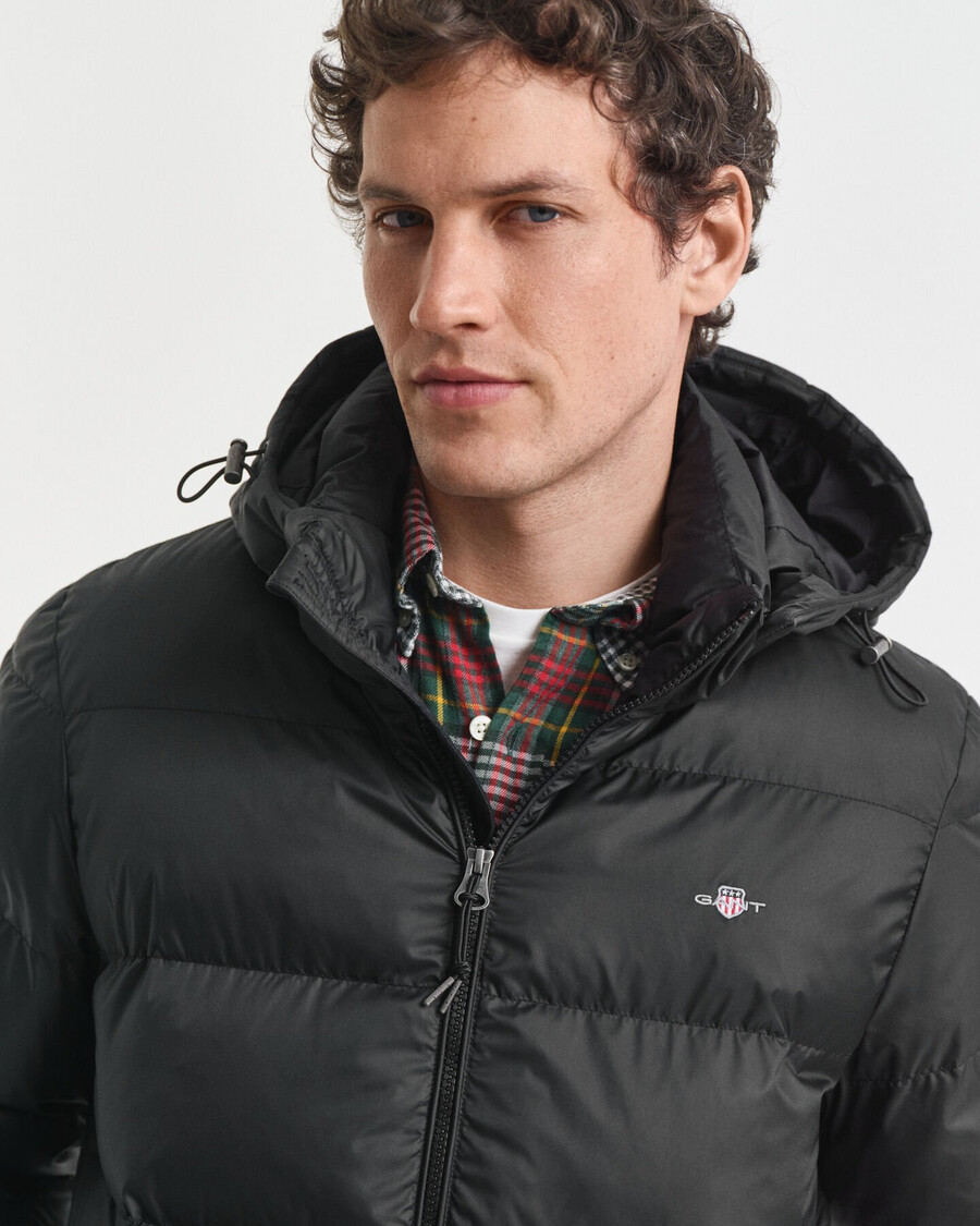 active cloud jacke – schwarz