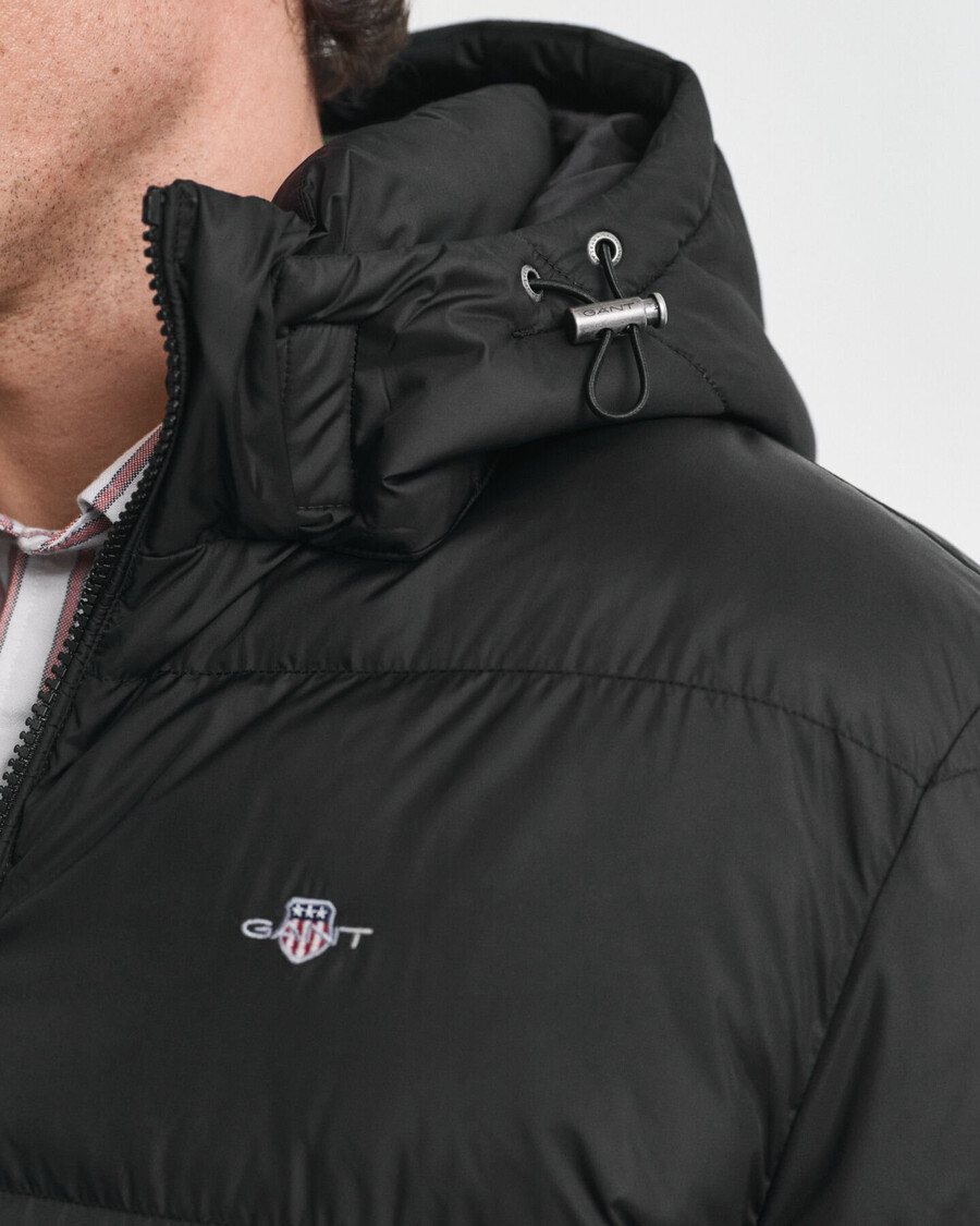 active cloud mid length jacke - schwarz