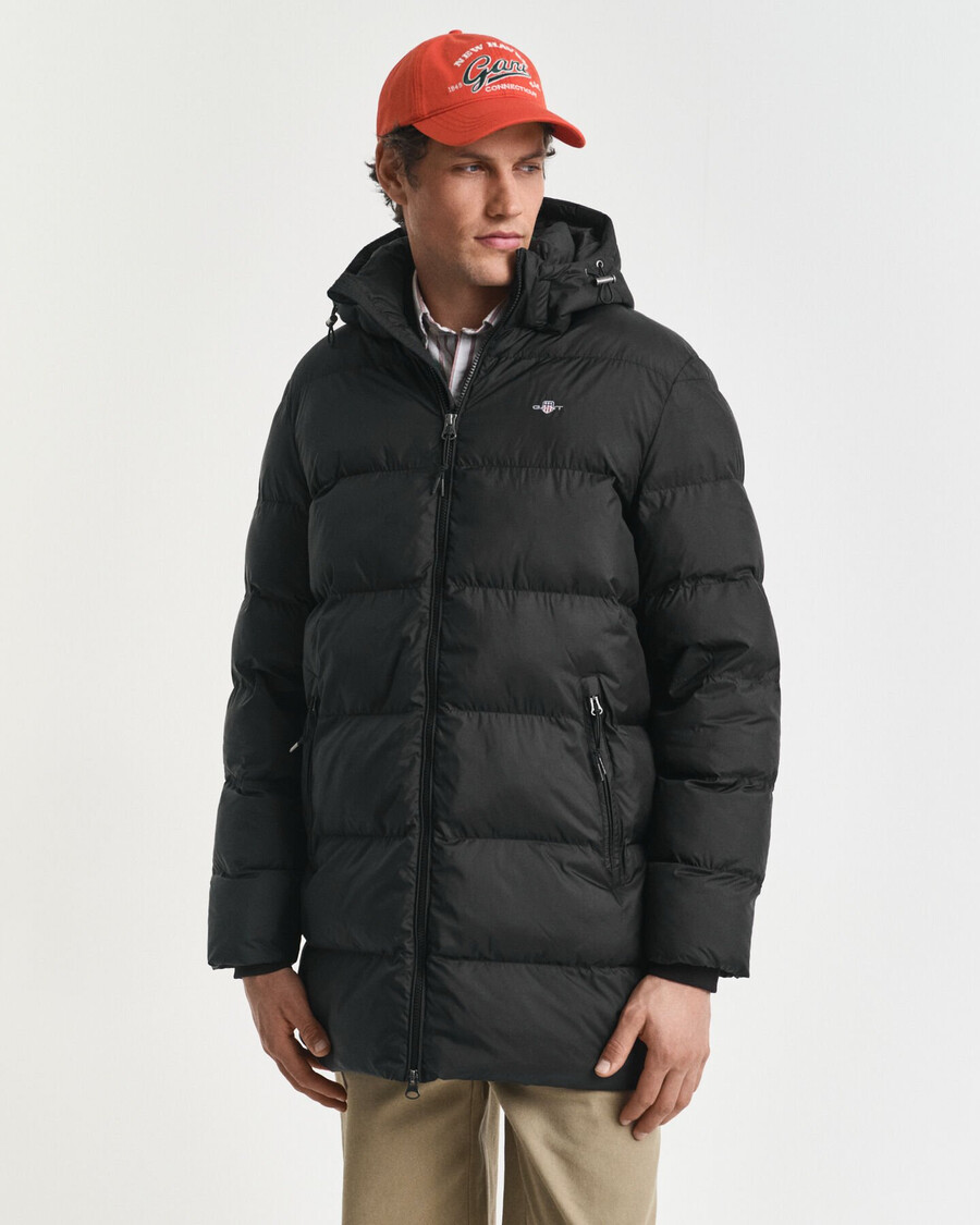 active cloud mid length jacke - schwarz