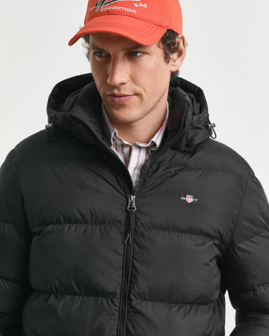 active cloud mid length jacke - schwarz