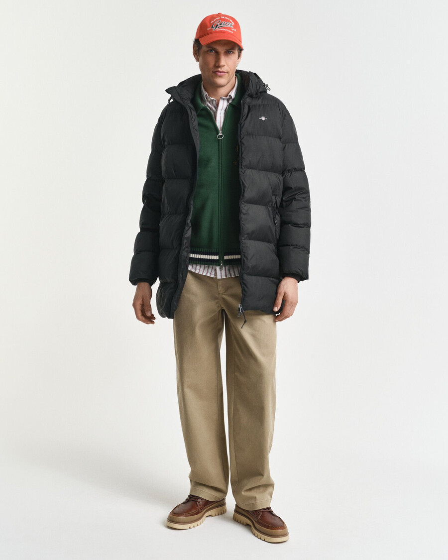 active cloud mid length jacke - schwarz