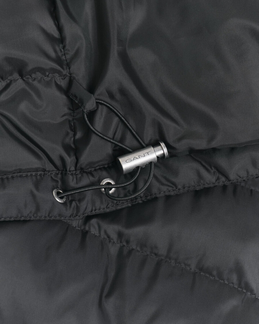 mixed-media-jacke – schwarz
