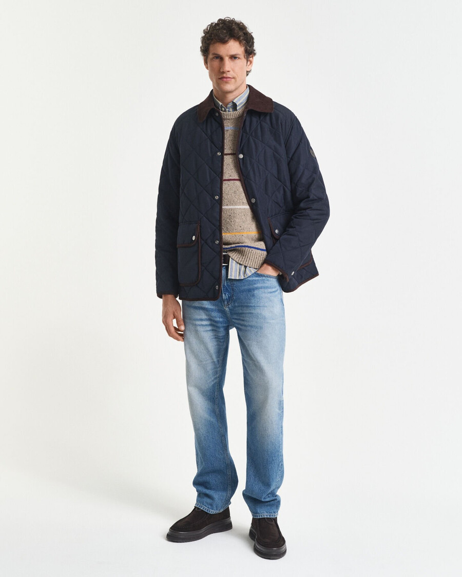 steppjacke – abendblau