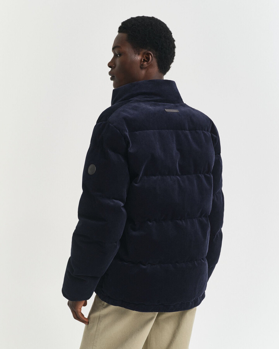 cord-steppjacke – abendblau