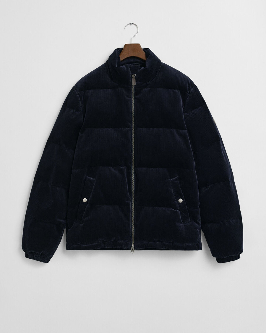 cord-steppjacke – abendblau