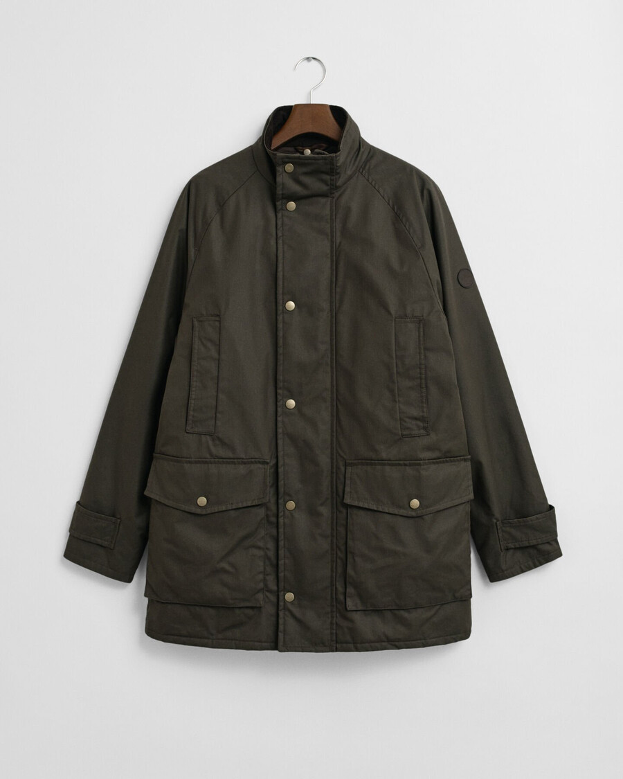 doppeldeckerjacke – dunkelgrün