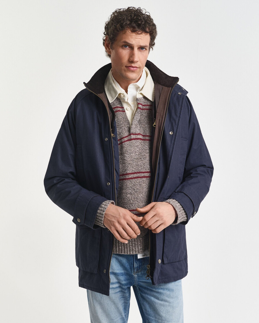 doppeldecker-jacke – abendblau