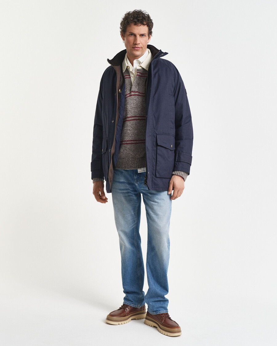 doppeldecker-jacke – abendblau