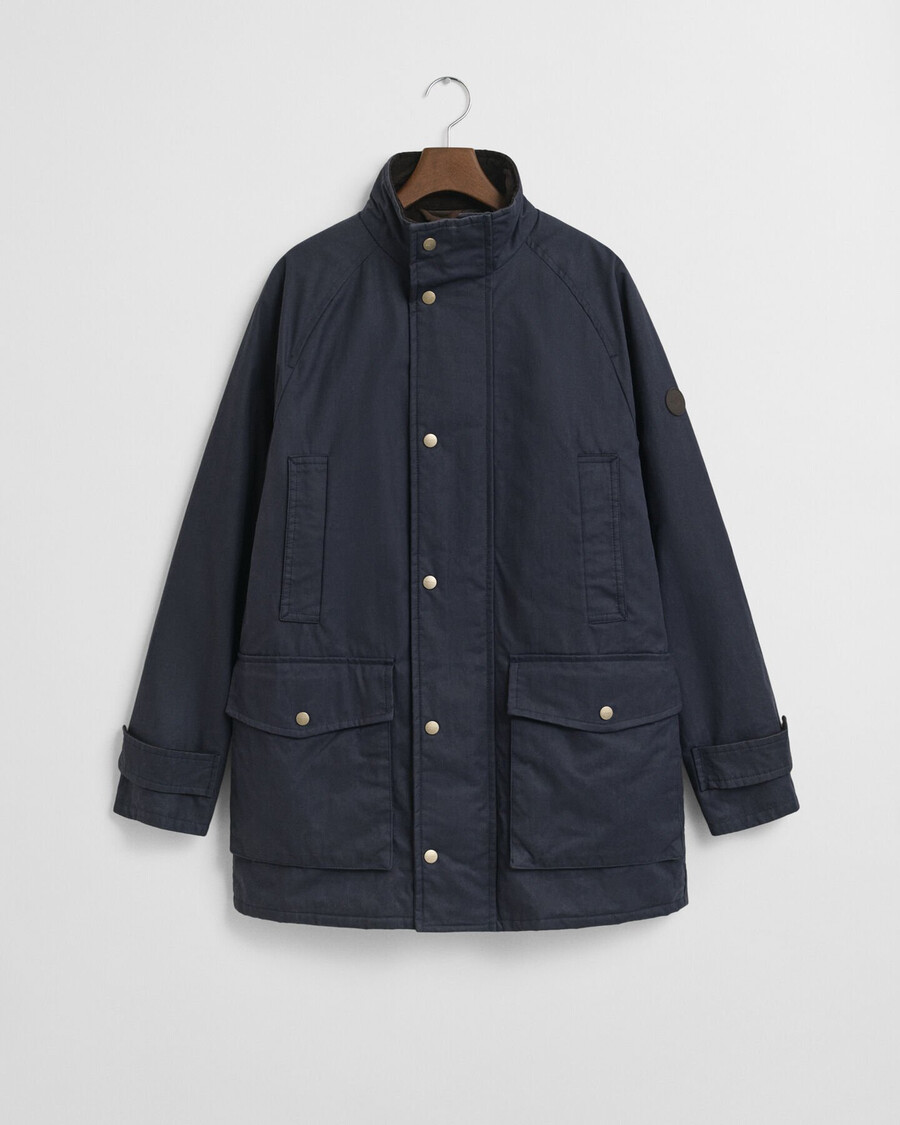 doppeldecker-jacke – abendblau