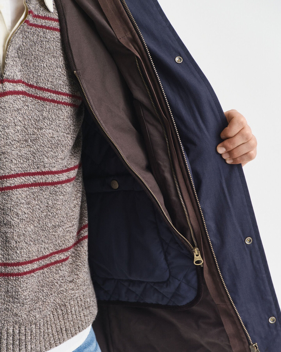 doppeldecker-jacke – abendblau