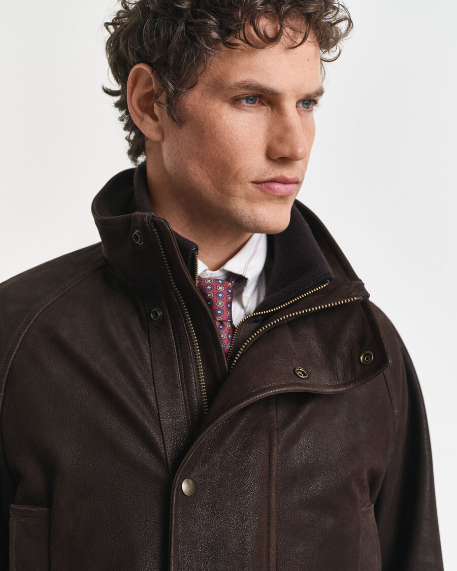 nubuk-decker-jacke – wüstenbraun