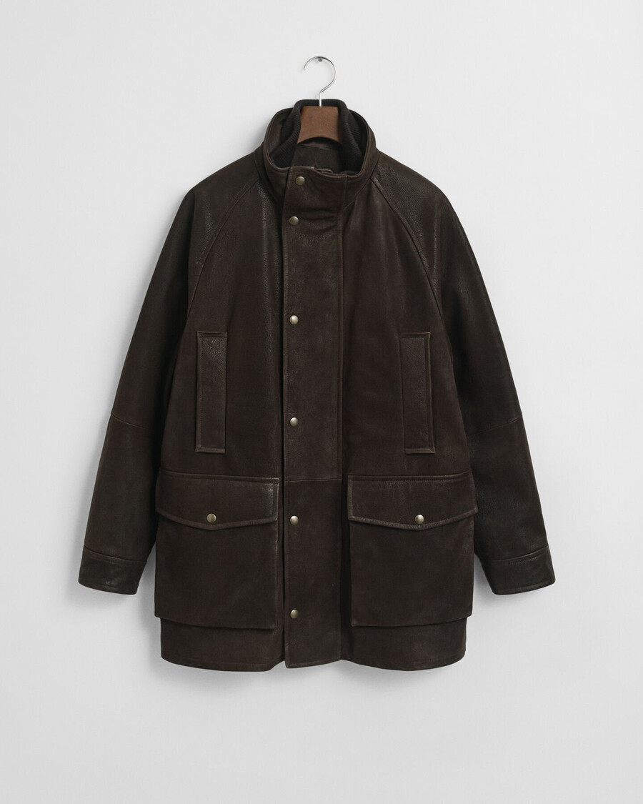 nubuk-decker-jacke – wüstenbraun