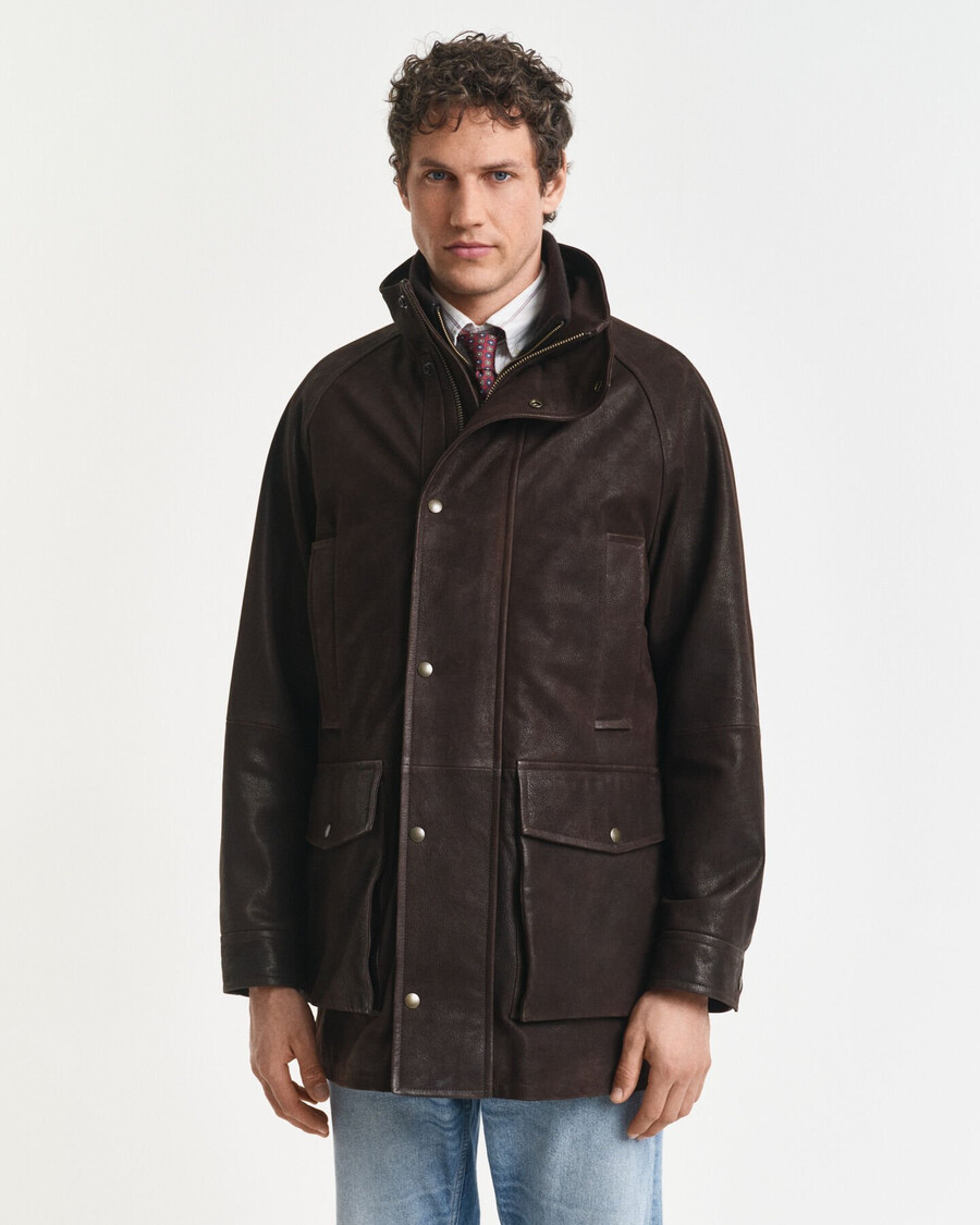 nubuk-decker-jacke – wüstenbraun