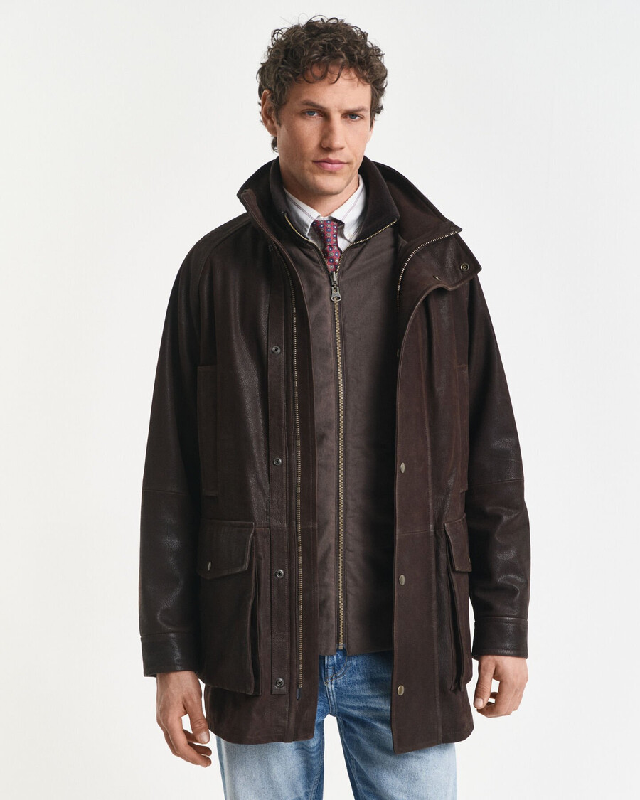nubuk-decker-jacke – wüstenbraun